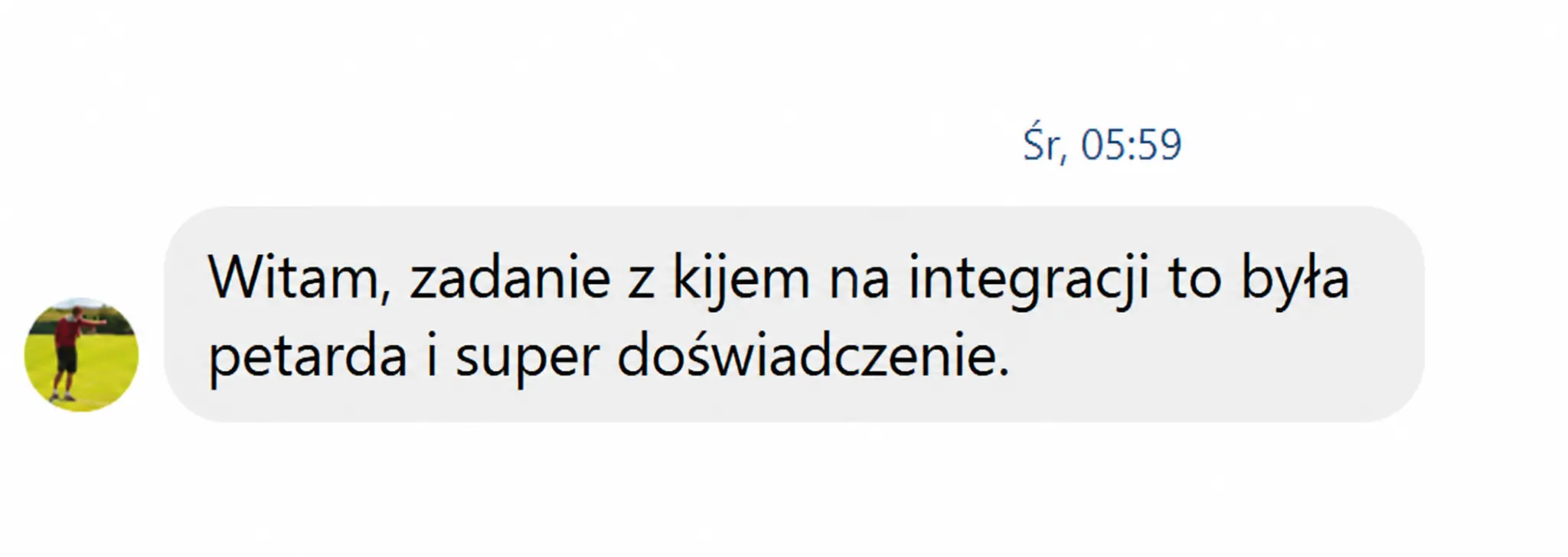 Opinia trenera: zadanie z kijem na integracji to była petarda i super doświadczenie